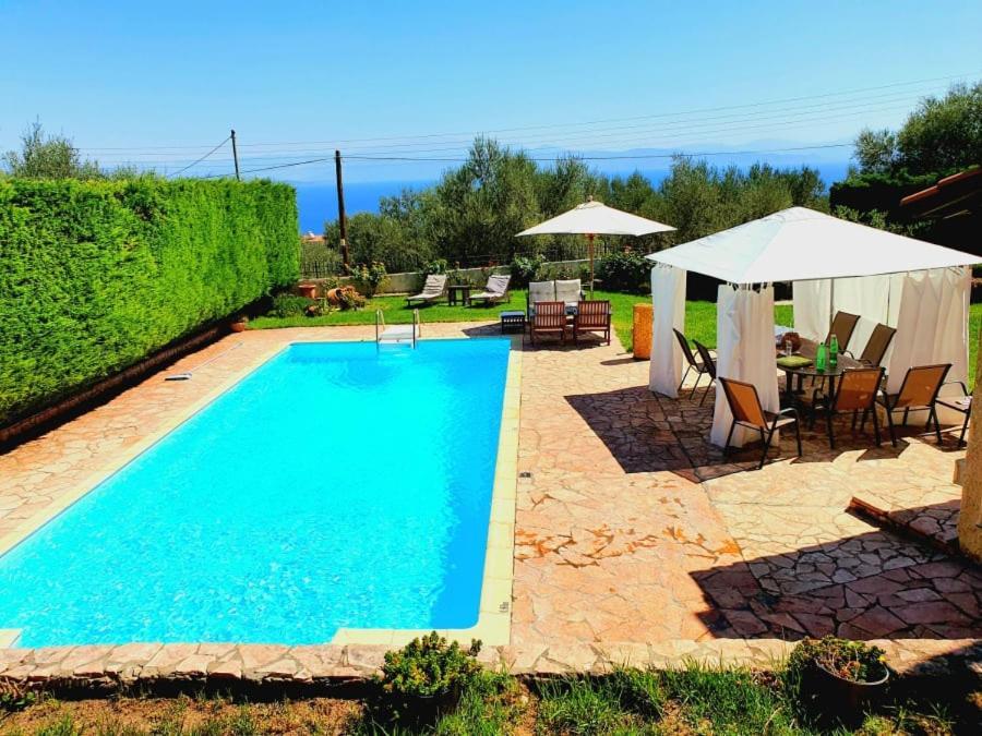 Villa Platanos Estate Akrata Esterno foto